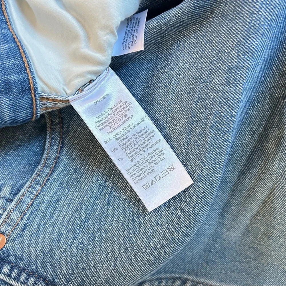 NWT Madewell 10" High-Rise Skinny Jeans Ainsworth Wash Raw Hem Size 27, NC315 - Picture 8 of 11